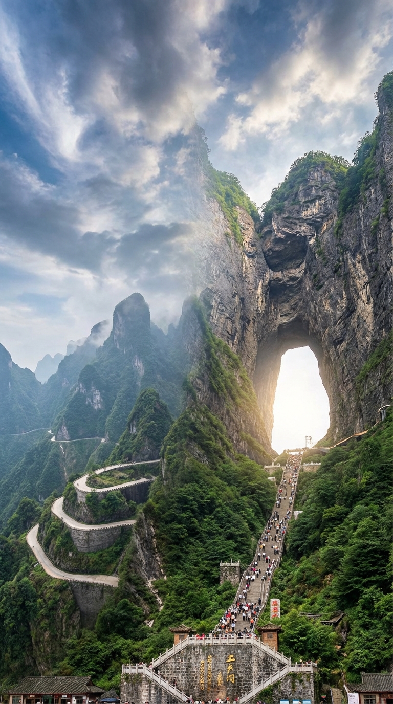 Tianmen Mountain (Heaven's Gate)