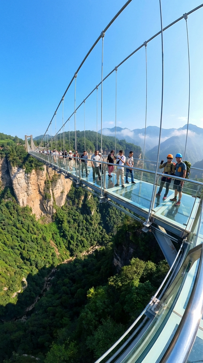Zhangjiajie Glass Bridge (Dare to Walk)
