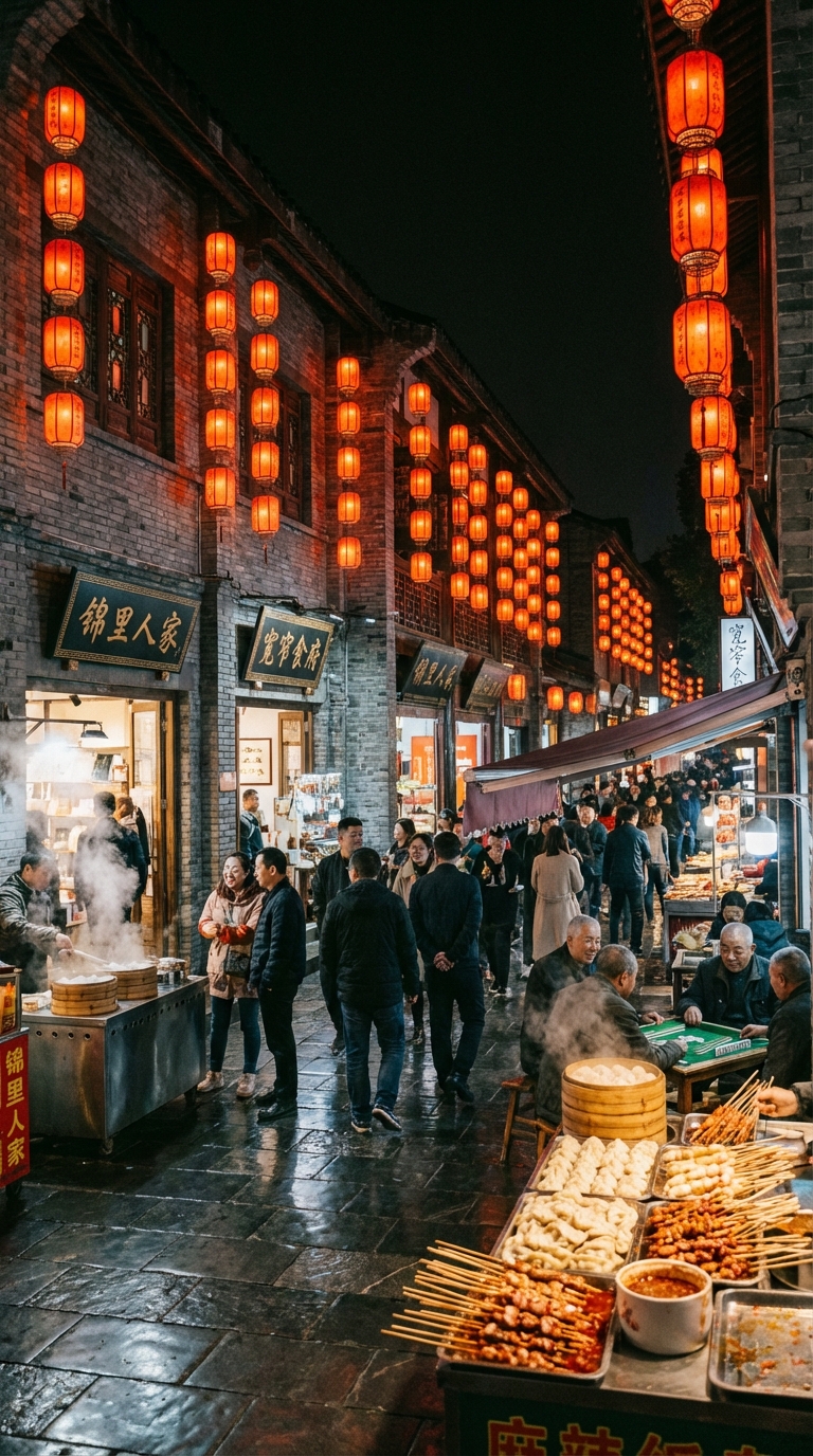 Wide and Narrow Alleys Kuanzhai Xiangzi Chengdu