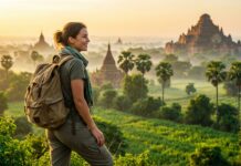 How to Travel Southeast Asia for Under $30 a Day: The Ultimate 2026 Budget Guide Solo backpacker overlooking a misty valley in Southeast Asia at sunrise - Budget travel guide 2026